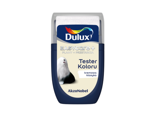 Farba tytanowa Dulux EasyCare+ Plamy+Przetarcia Kremowa Klasyka 0,03 l