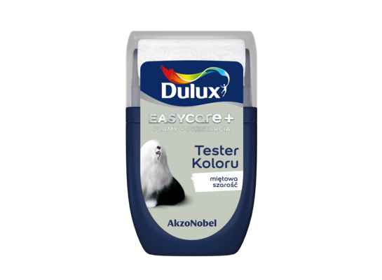 Farba tytanowa Dulux EasyCare+ Plamy+Przetarcia Miętowa Szarość 0,03 l