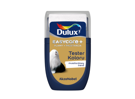 Farba tytanowa Dulux EasyCare+ Plamy+Przetarcia Musztardowy Trend 0,03 l