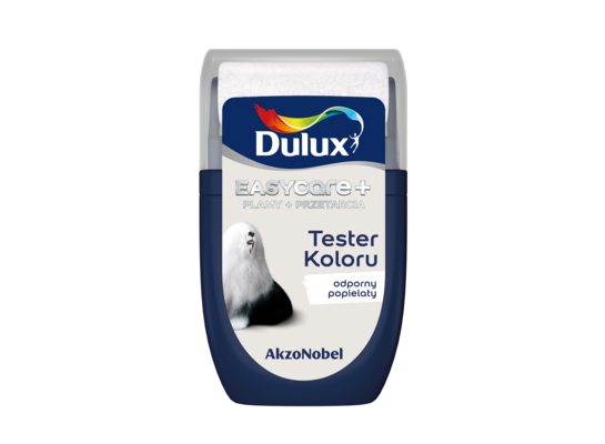 Farba tytanowa Dulux EasyCare+ Plamy+Przetarcia Odporny Popielaty 0,03 l