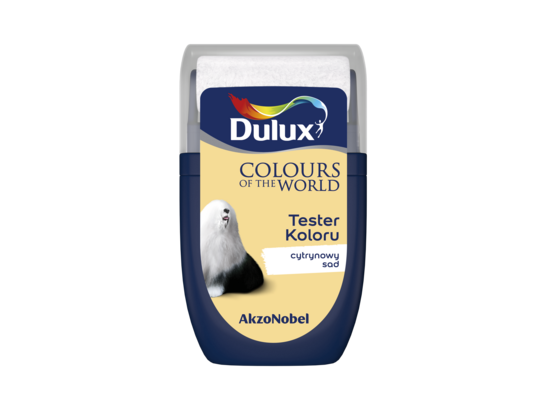 Farba lateksowa Dulux Kolory Świata tester – cytrynowy sad