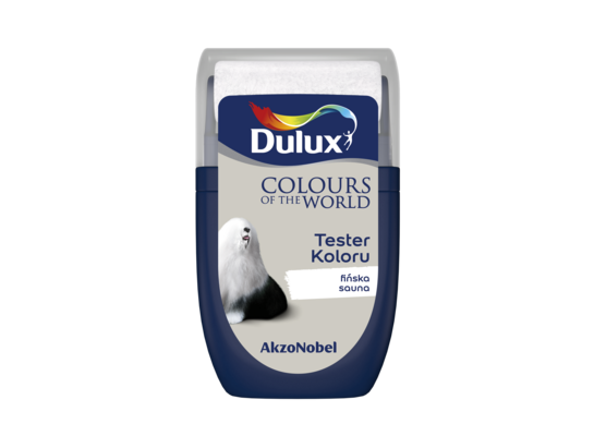 Farba lateksowa Dulux Kolory Świata tester – fińska sauna
