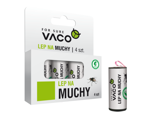 Lep na muchy kartonik ECO 4 sztuki Vaco