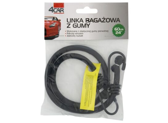Linka bagażowa elastyczna 60 cm pojedyncza 4Car
