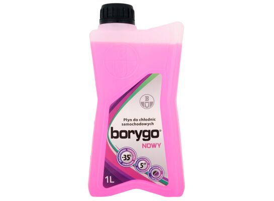 Płyn chłodniczy różowy BORYGO NOWY 1 l Boryszew