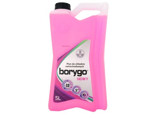 Płyn chłodniczy różowy BORYGO NOWY 5 l Boryszew