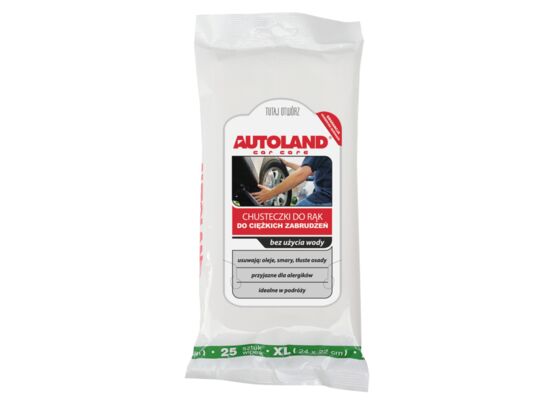 Chusteczki do rąk do ciężkich zabrudzeń 25 sztuk Autoland