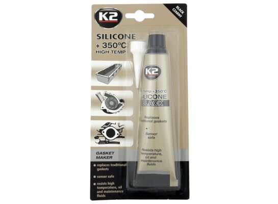 Silikon czarny do 350°C 85 g K2