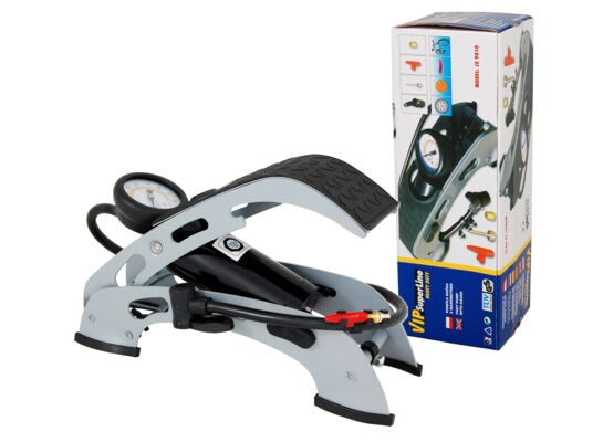 Pompka nożna z manometrem VIP Heavy Duty