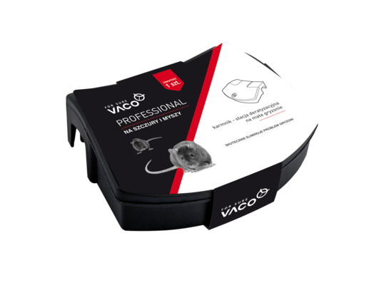 PROFESSIONAL Karmnik - Stacja deratyzacyjna na małe gryzonie (Myszy) VACO