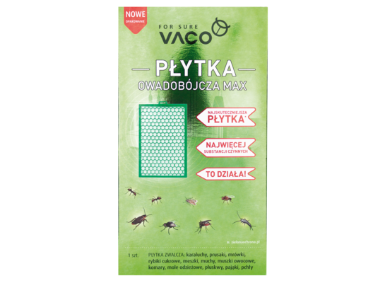 Płytka owadobójcza MAX 1 szt. VACO