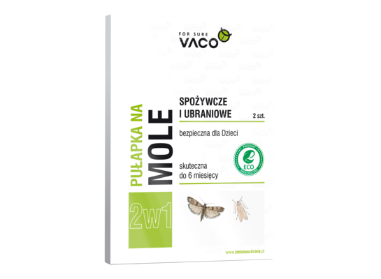 Pułapka na mole ubraniowe i spożywcze ECO (2 w 1) 2 sztuki