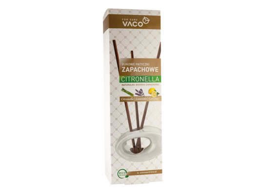 Patyczki odstraszające komary, muchy i mole ECO Citronella 3 sztuki