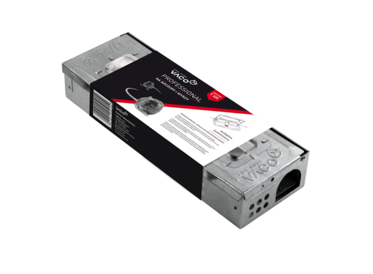 Pułapka żywołowna wąska profesjonalna stacja do odławiania myszy VACO PROFESSIONAL