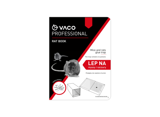 Lep na myszy i szczury 1 sztuka RatBook Vaco Professional