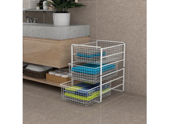 Zestaw koszy drucianych Quick and Easy 545 x 435 x 630 mm