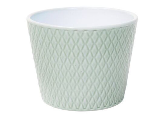 Osłonka ceramiczna Harlekin szałwia 14 cm Cermax