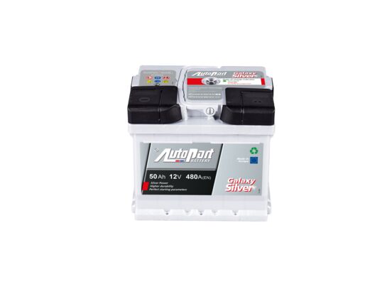 Akumulator rozruchowy, 50 Ah/12 V prawy Galaxy Silver