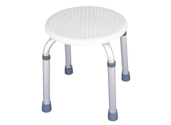 Taboret prysznicowy biały 45 cm AWD Interior