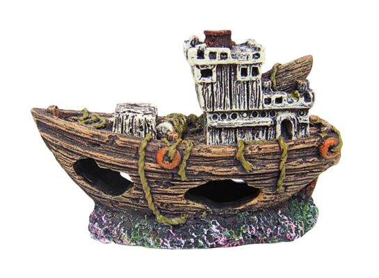 Ozdoba akwariowa statek happet