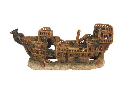 Ozdoba akwariowa statek happet