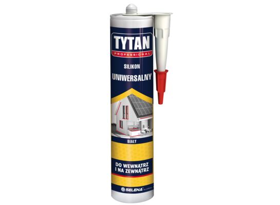 Silikon uniwersalny biały 280 ml TYTAN PROFESSIONAL