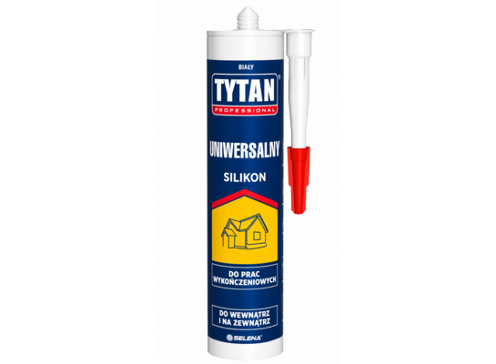 Silikon uniwersalny biały 280 ml TYTAN PROFESSIONAL