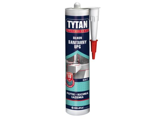 Silikon sanitarny UPG biały 280 ml TYTAN PROFESSIONAL