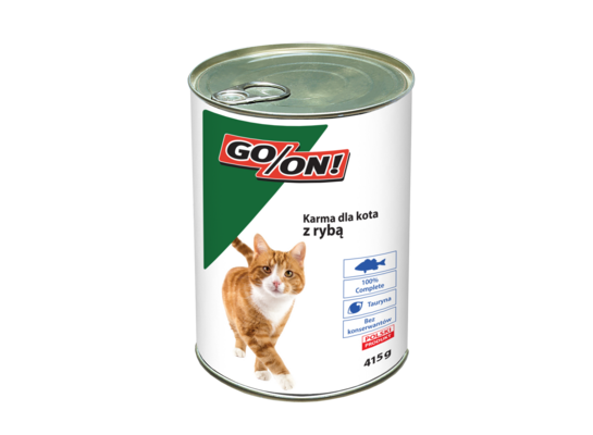 Karma mokra dla kotów 415 g z rybą GO/ON!