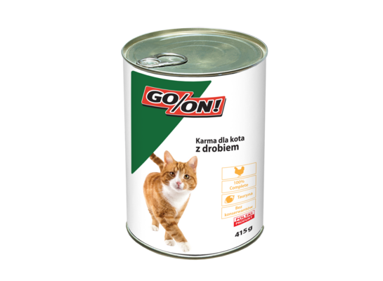 Karma mokra dla kotów 415 g z drobiem GO/ON!