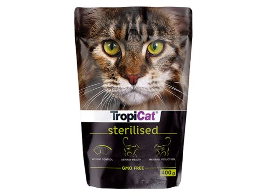 Karma sucha dla kota TropiCat Sterilised 400 g Tropical