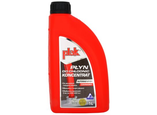 Koncentrat do chłodnic AUTORAD G12+ 1 l Plak