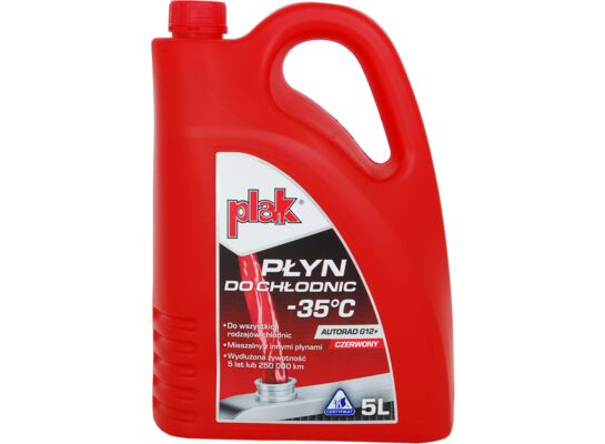 Płyn do chłodnic -35°C AUTORAD G12+ 5 l Plak