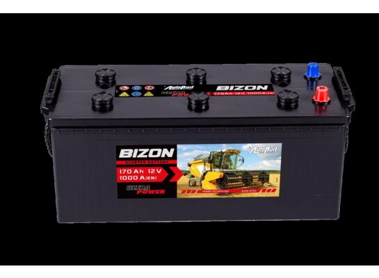 Akumulator rozruchowy rolniczy, 170 Ah / 12 V BIZON 