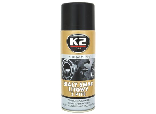 Smar biały z PTFE 400 ml K2