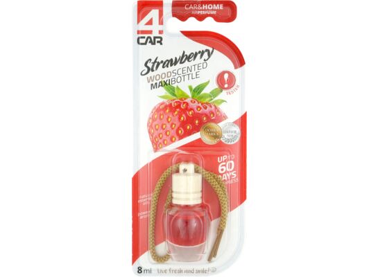 Zapach w płynie WOOD strawberry 8ml 4Car