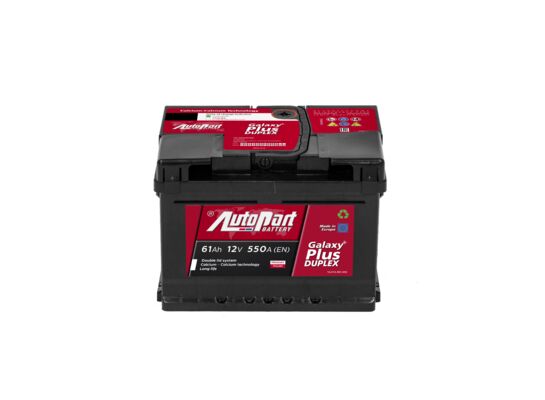 Akumulator rozruchowy, 61 Ah / 12 V prawy SB Galaxy Duplex