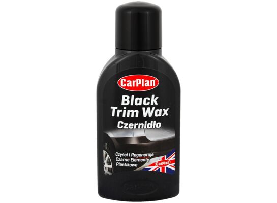 Czernidło Black Trim Wax żel 375 ml CarPlan