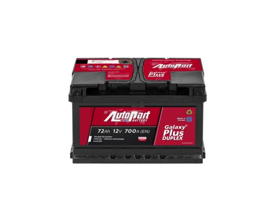 Akumulator rozruchowy, 72 Ah / 12 V prawy SB Galaxy Duplex