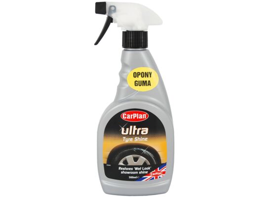 Preparat do mycia opon Ultra Tyre Shine atomizer 500ml CarPlan