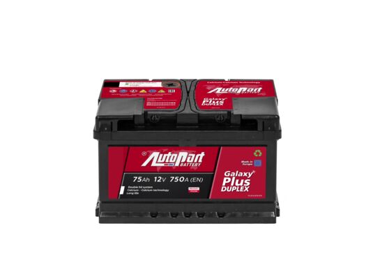 Akumulator rozruchowy, 75 Ah / 12 V prawy SB Galaxy Duplex
