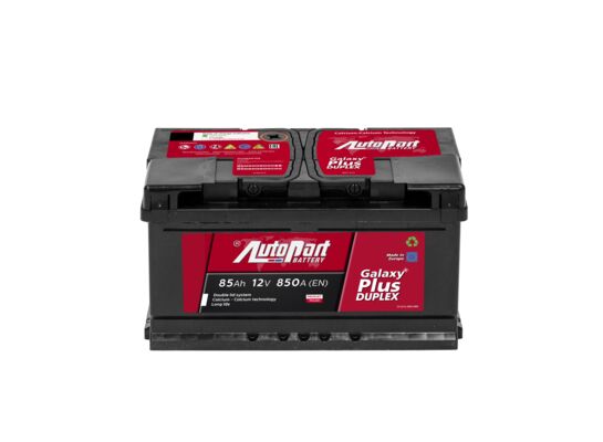 Akumulator rozruchowy, 85 Ah / 12 V prawy SB Galaxy Duplex
