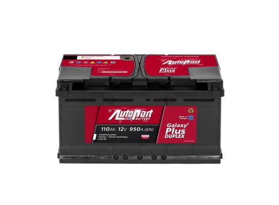 Akumulator rozruchowy, 110 Ah / 12 V prawy Galaxy Duplex