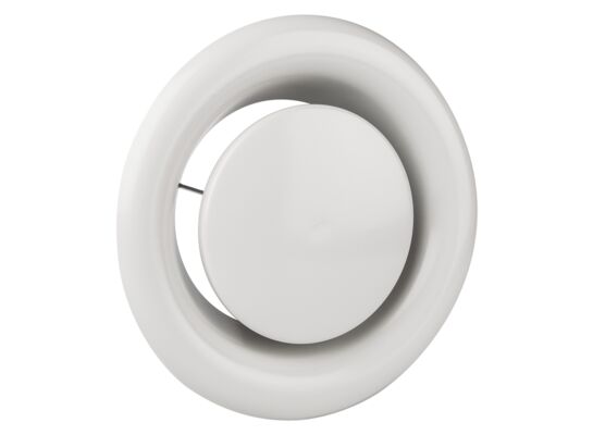 Anemostat wywiewny 125 biały