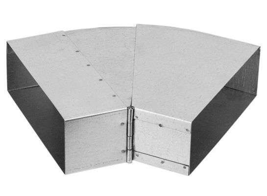 Kolano prostokątne nastawne KLN150x50/25-45-OC