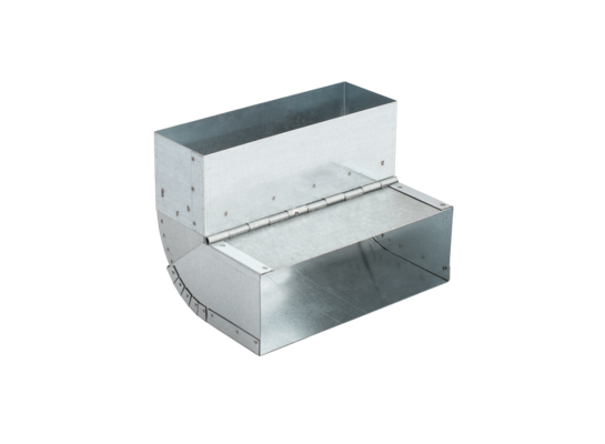 Kolano prostokątne nastawne KSSN150x50/45-90-OC