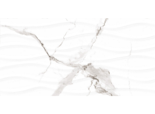 Płytka strukturalna Ontario Wavy White 30 x 60 (0,9) GLOSSY