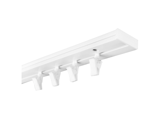 Karnisz PCV GO/ON! I torowy 250 cm z żabkami