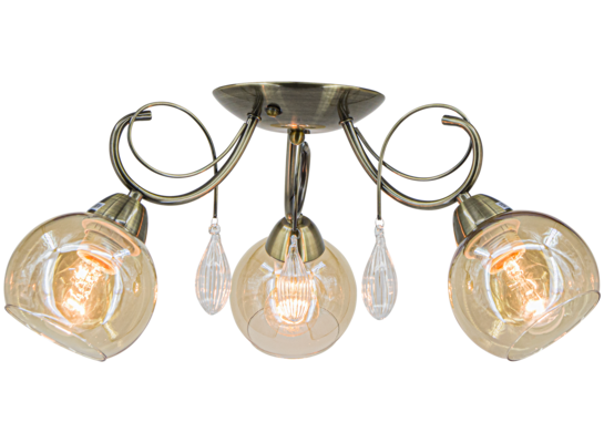 Oprawa oświetleniowa 3-płomienna E27 mosiądz 8977/3