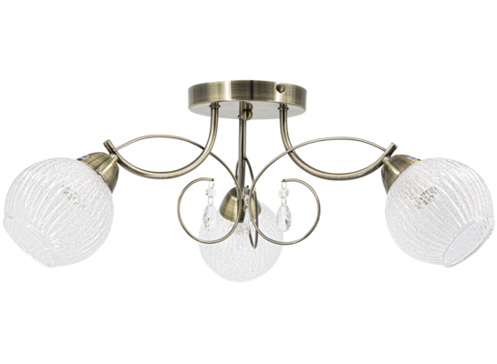 Oprawa oświetleniowa 3-płomienna E27 mosiądz 8964/3